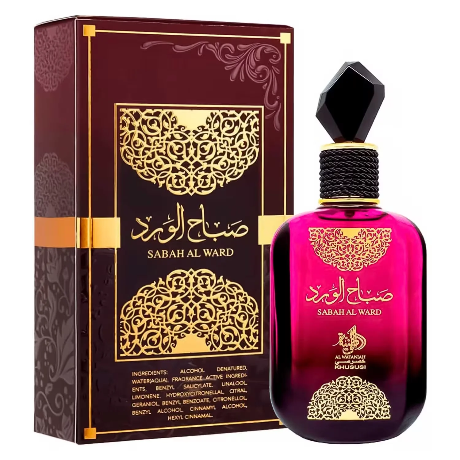 Perfume Al Wataniah Sabah Al Ward EDP 100ML - Imagen 2