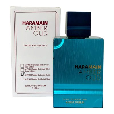 Perfume Tester Amber Oud Aqua Dubai EDP 100ML