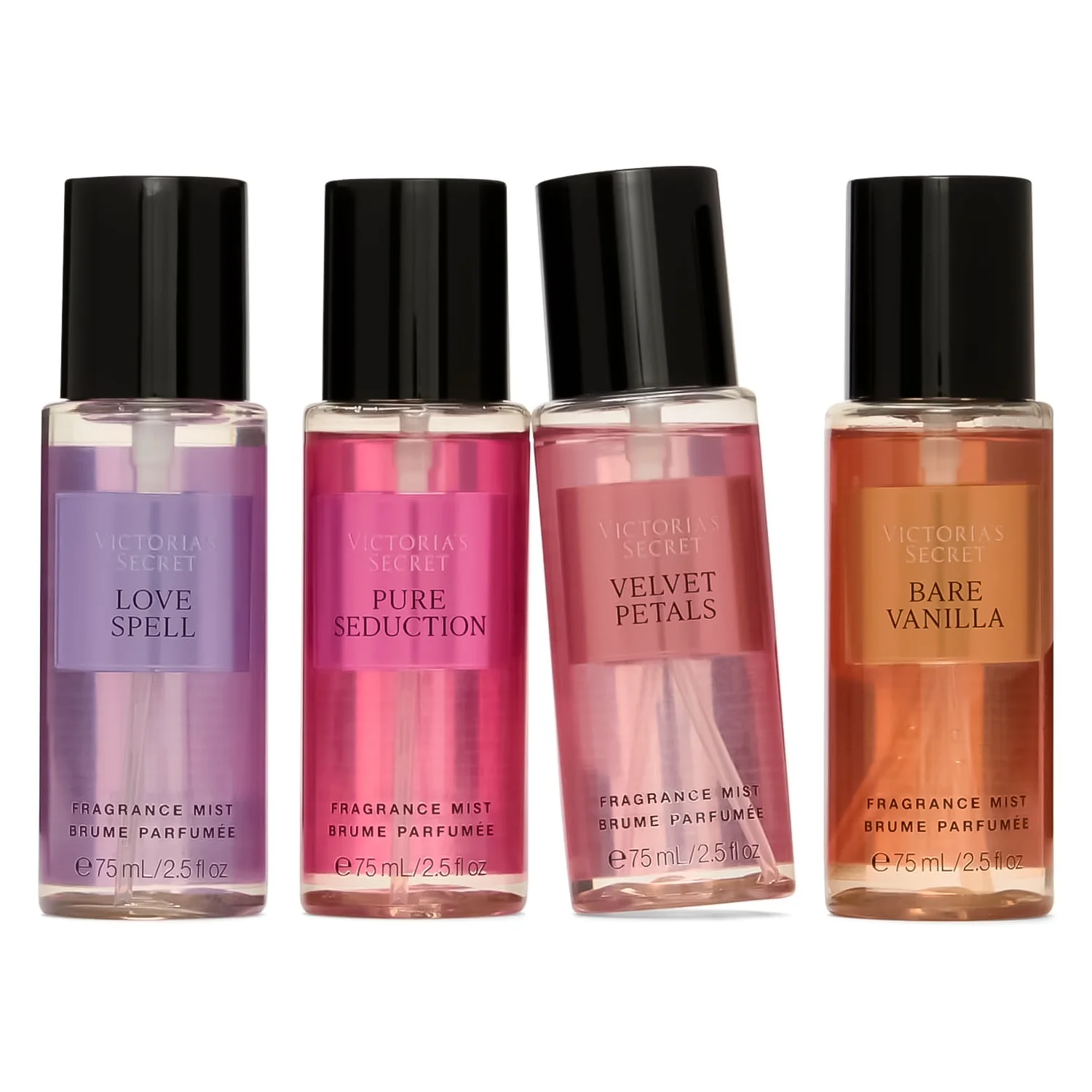 Kit Victoria's Secret 4 Body Splash 75ML - Imagen 2