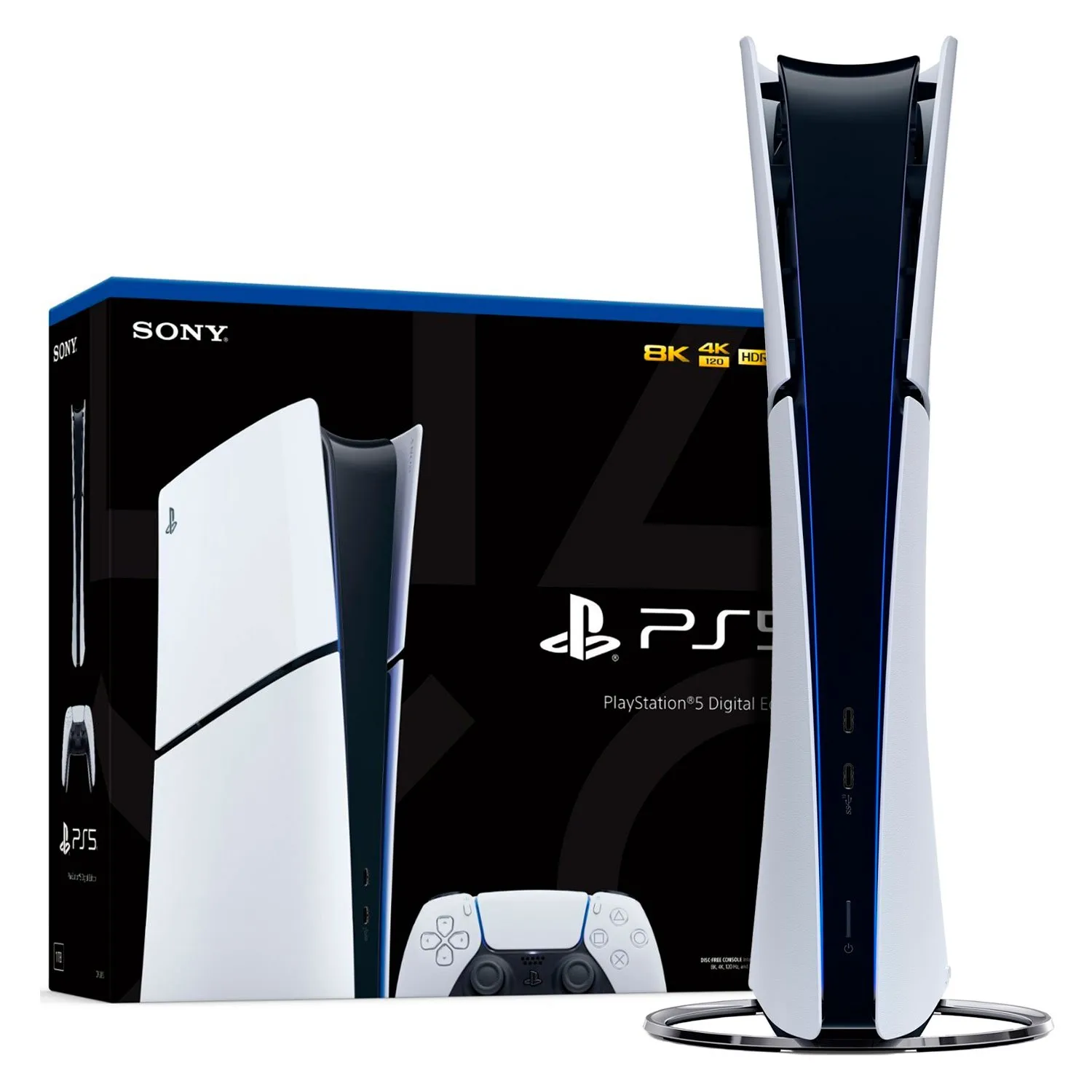 Consola Sony PlayStation 5 Slim 4K Edición Digital 825GB SSD